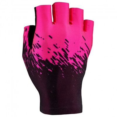 Supacaz SupaG Short Road Gloves, Black/Neon Pink, Large