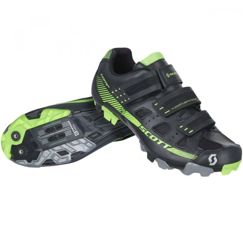 MTB Comp Shoe BLK/Neon Green-42