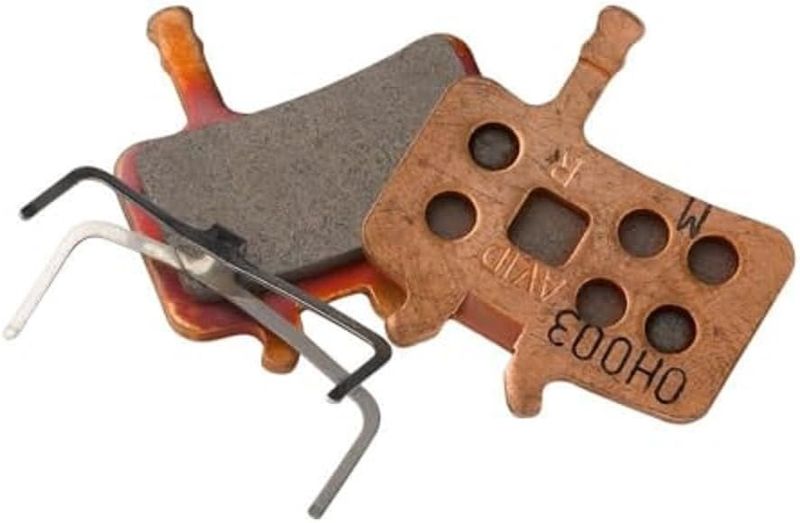 Avid, Juicy &amp; BB7, Disc brake pads, Organic (Quiet), Steel back plate, pair
