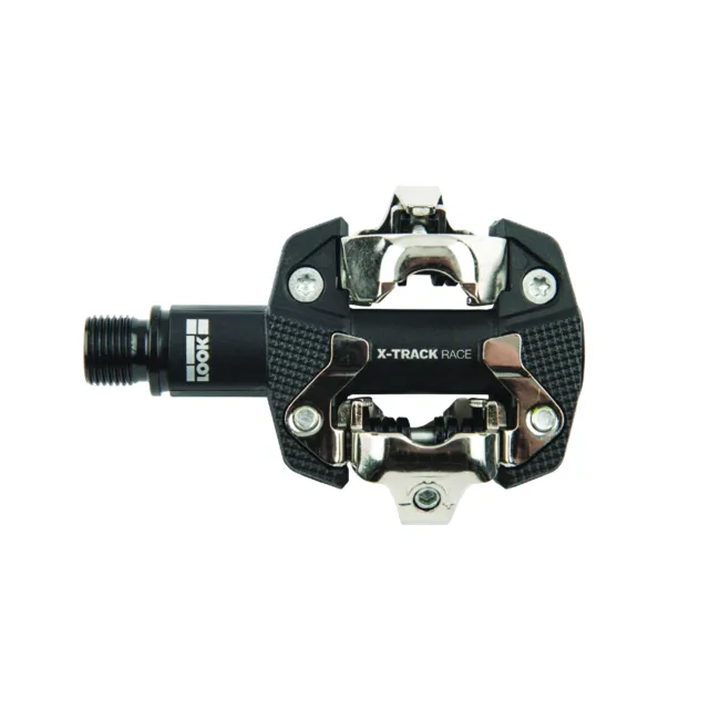 Look, X-Track Race, MTB Clipless Pedals, Composite body, Cr-Mo axle, 9/16'', Black