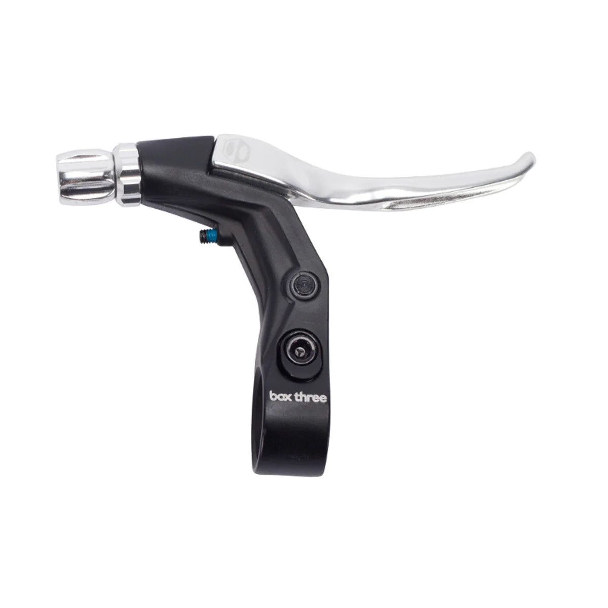 Box Three Short V-Point Brake Lever Silver