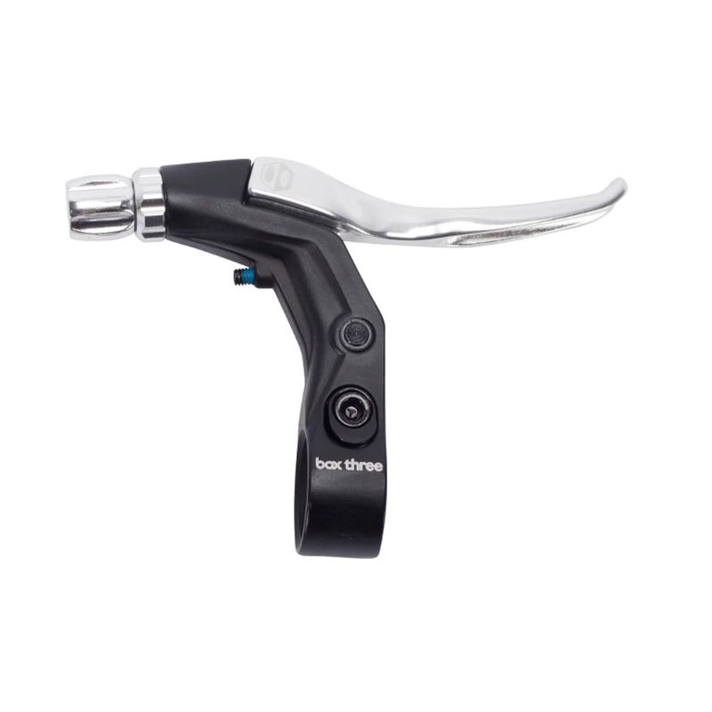 Box Three Short V-Point Brake Lever Silver