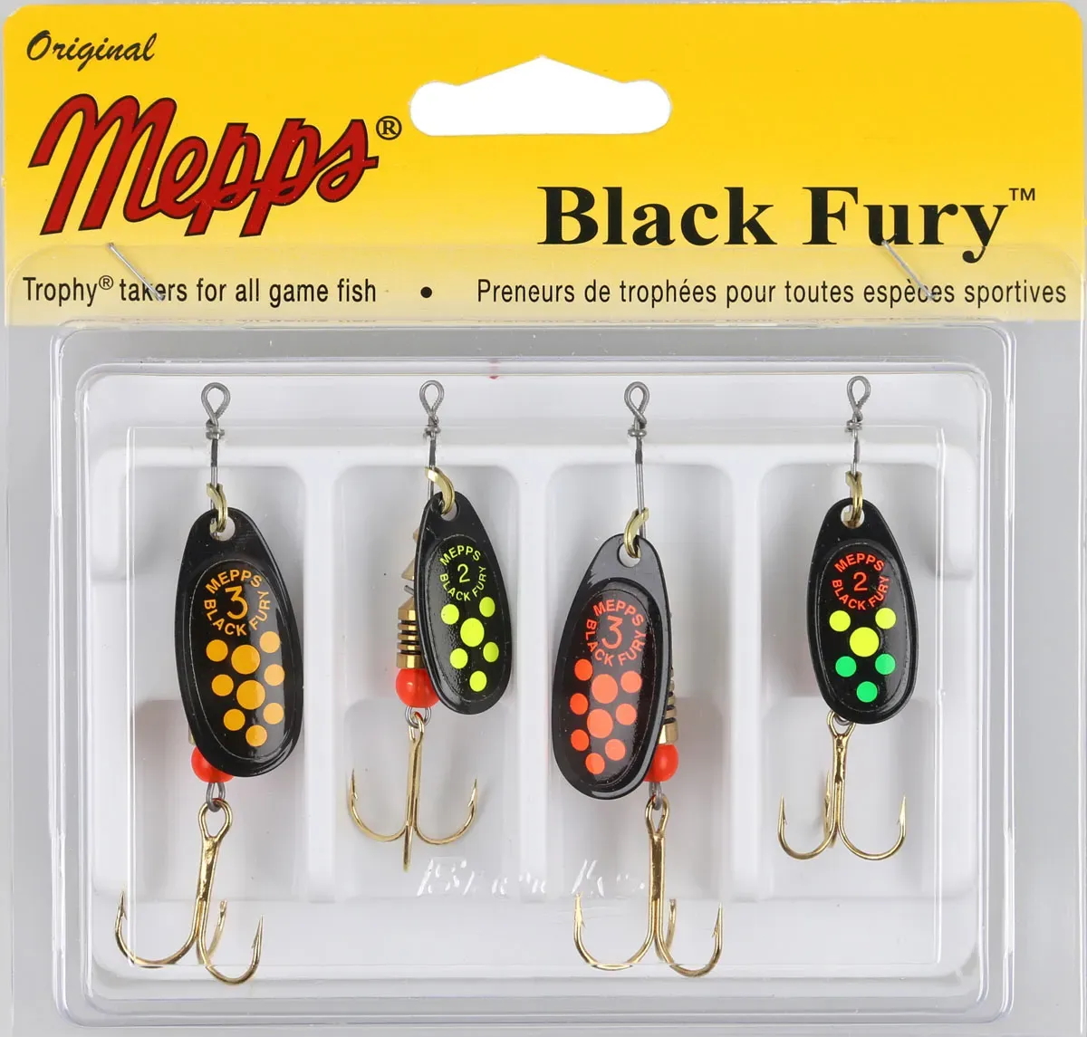 Mepps Black Fury 4 pack
