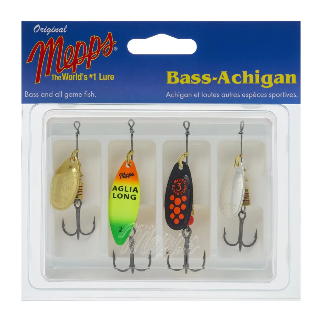 Mepps 4pk Basser Kit