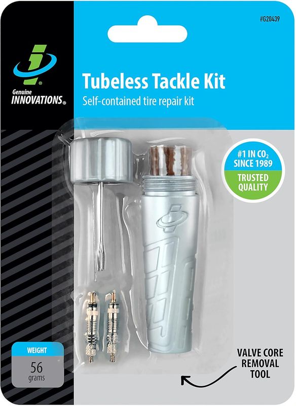 Genuine Innovations Tubeless Tackle Tire Repair Kit with Bacon