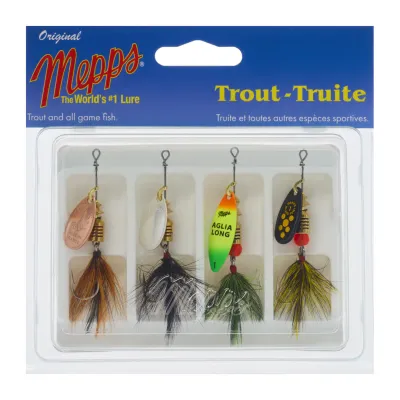 Mepps 4pk Trouter Kit Dressed