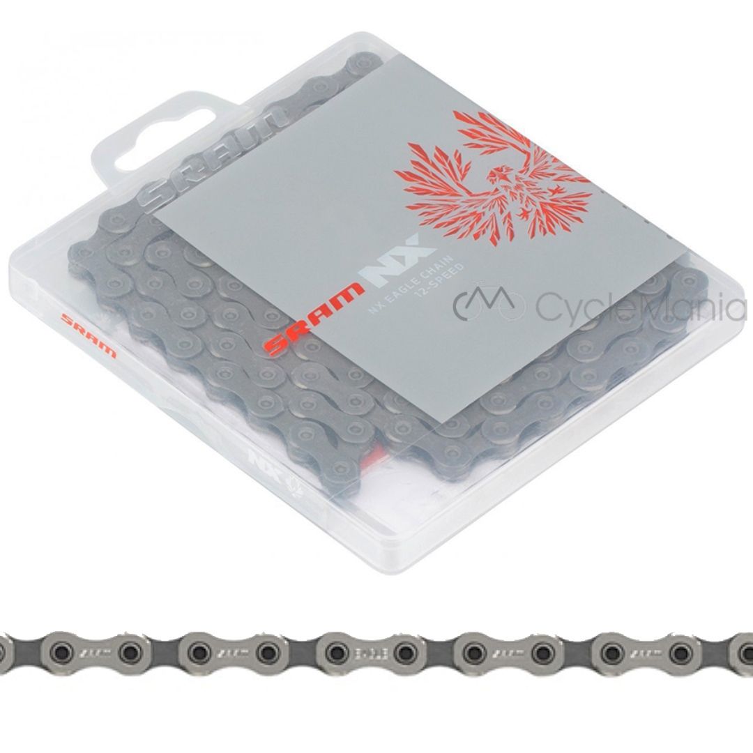 SRAM, PC NX Eagle, Chain, Speed: 12, Links: 126, Silver