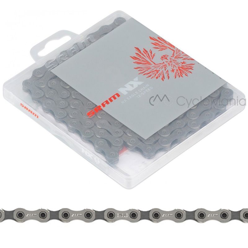 SRAM, PC NX Eagle, Chain, Speed: 12, Links: 126, Silver