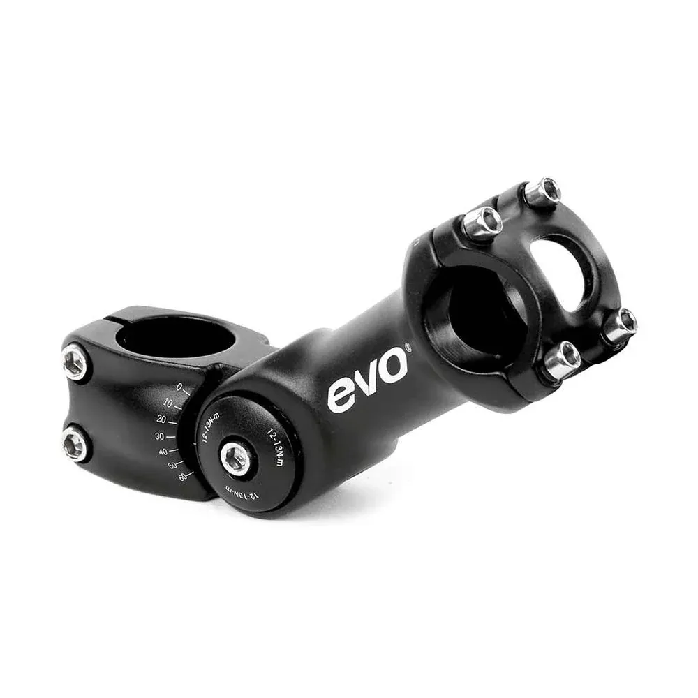 EVO, Compact, Stem, Diameter: 31.8mm, Length: 95mm, Steerer: 1-1/8'', Black