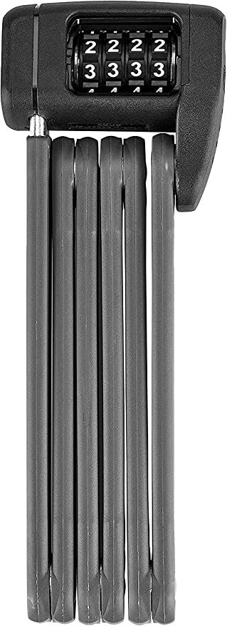 Abus, Bordo Lite Mini 6055C, Folding Lock, Combination, Black
