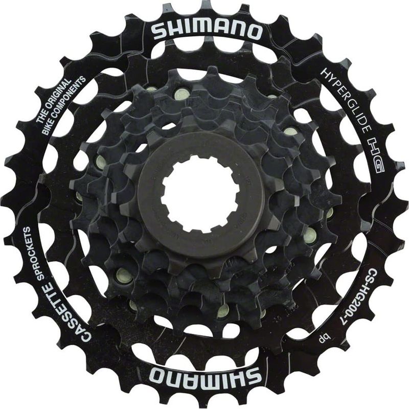 Shimano, CS-HG200-9, 9sp. cassette, 11-13-15-17-19-21-24-28-32T