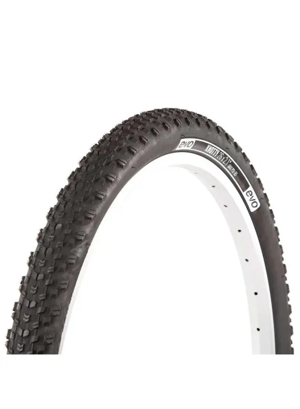 EVO, Knotty, Tire, 24''x2.10, Wire, Clincher, Black