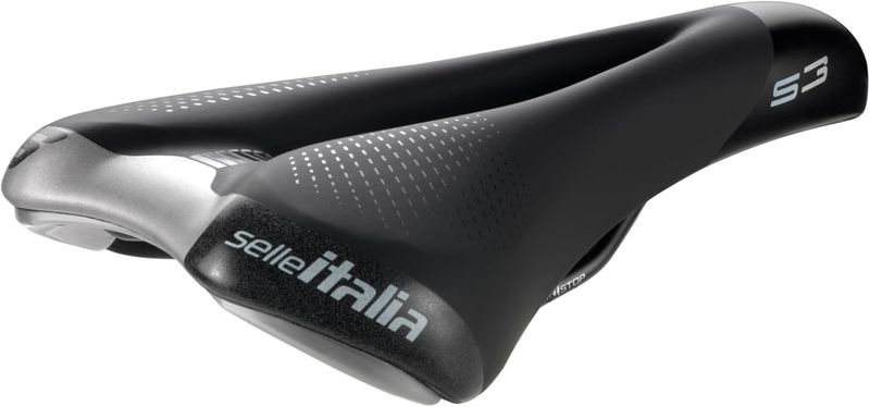 Selle Italia, S 3 Flow, Saddle, 272 x 140mm, 365g, Black/Hi-Viz