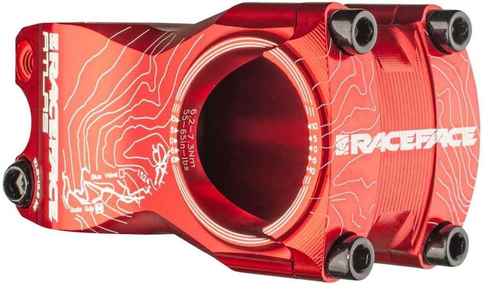 Race Face Atlas Stem, 31.8mm, 50x0, Red