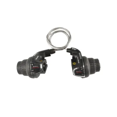 Shimano, Tourney SL-RS35, Twist Shifter, Speed: 3x6, Black, Set