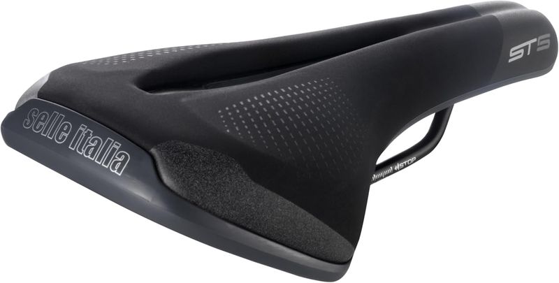 Selle Italia, ST 5 Flow, Saddle, 276 x 155mm, 396g, Black/Hi-Viz