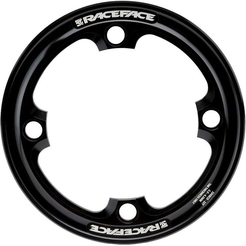 Race Face Bash Guard, No Offset, Protects 32T - Black