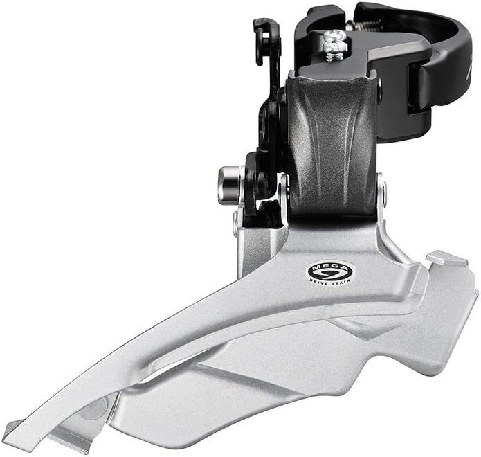 Shimano, Altus FD-M2000, Front derailleur, 9sp., Down Swing, Dual Pull, High 28.6/31.8/34.9mm