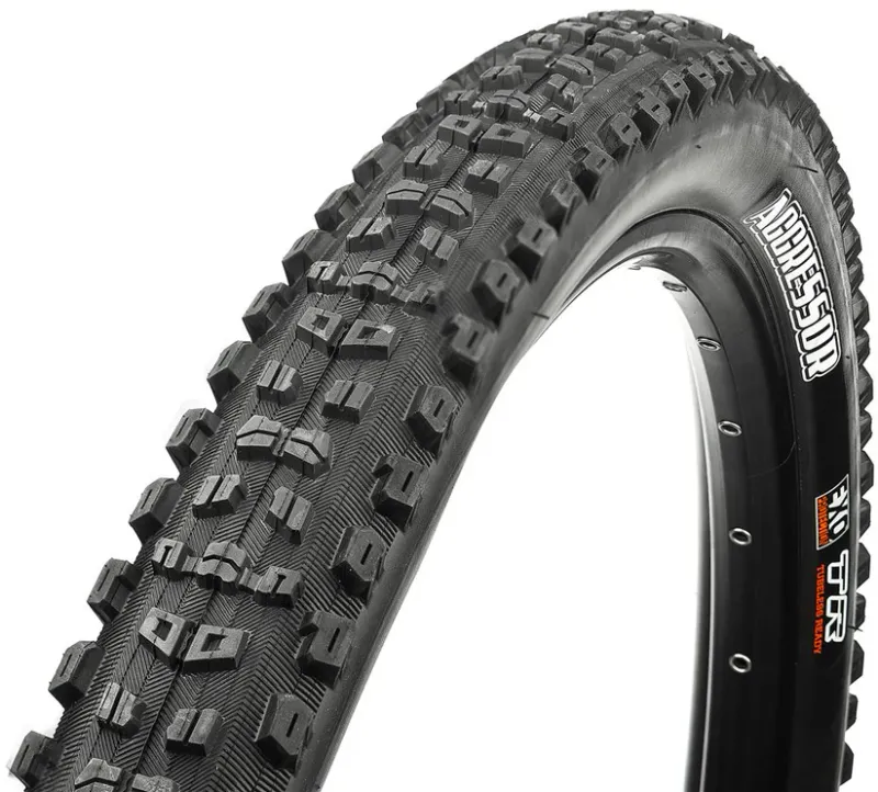 Maxxis, Aggressor, Tire, 26''x2.30, Folding, Tubeless Ready, Dual, EXO, 60TPI, Black