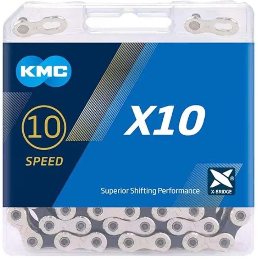 KMC, X10, Chain, 10sp., 116 links, Silver