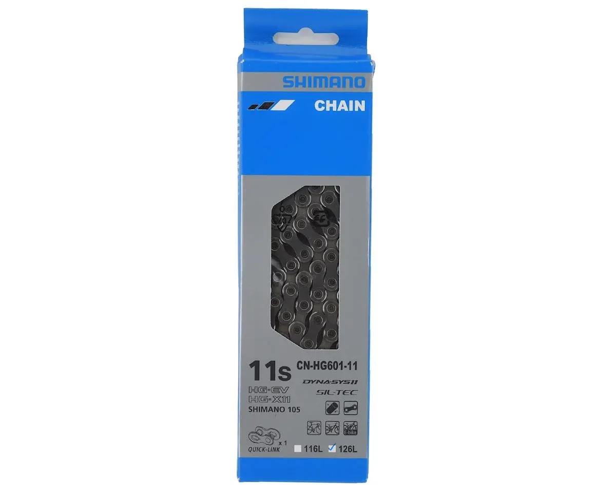 Shimano, CN-HG601-11, Chain, Speed: 11, 5.5mm, Links: 126, Silver