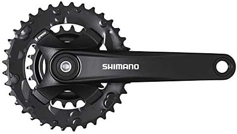 Shimano, FC-MT101, Crankset, Speed: 3x9, 22/30/40, Square, 175mm, Black, EFCMT101E002CLB