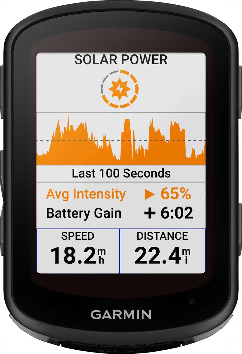 Garmin, Edge 540 Solar, Computer, Unit Only, Black