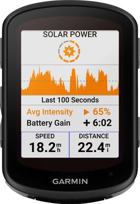 Garmin, Edge 540 Solar, Computer, Unit Only, Black