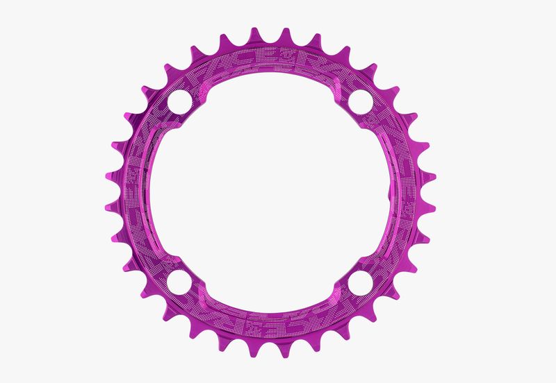 Race Face Chainring, N/W, 104x38, Purple, 10-12S