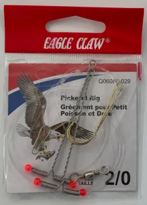 Eagle Claw Q06080-004 Pickerel Rig Hook Size 4