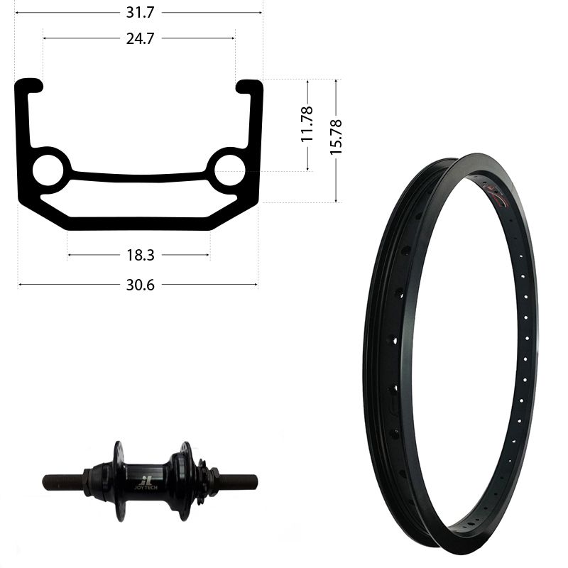 Damco 20" Rear Wheel 14mm 9T hub
