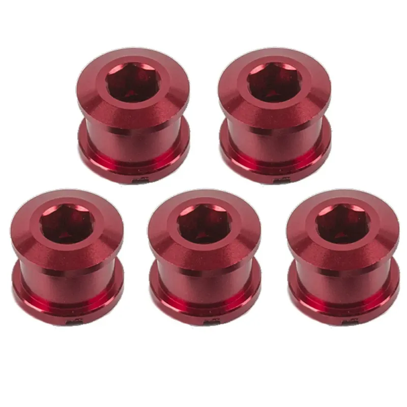 Dangerboy Chainring Bolts - Red