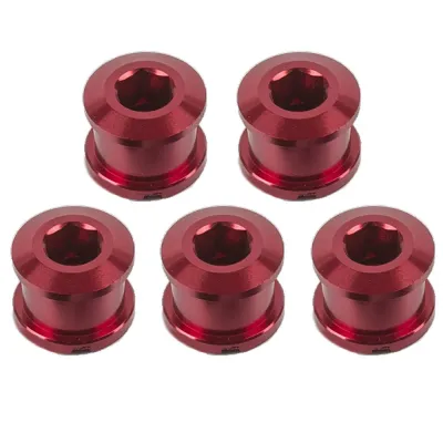 Dangerboy Chainring Bolts - Red