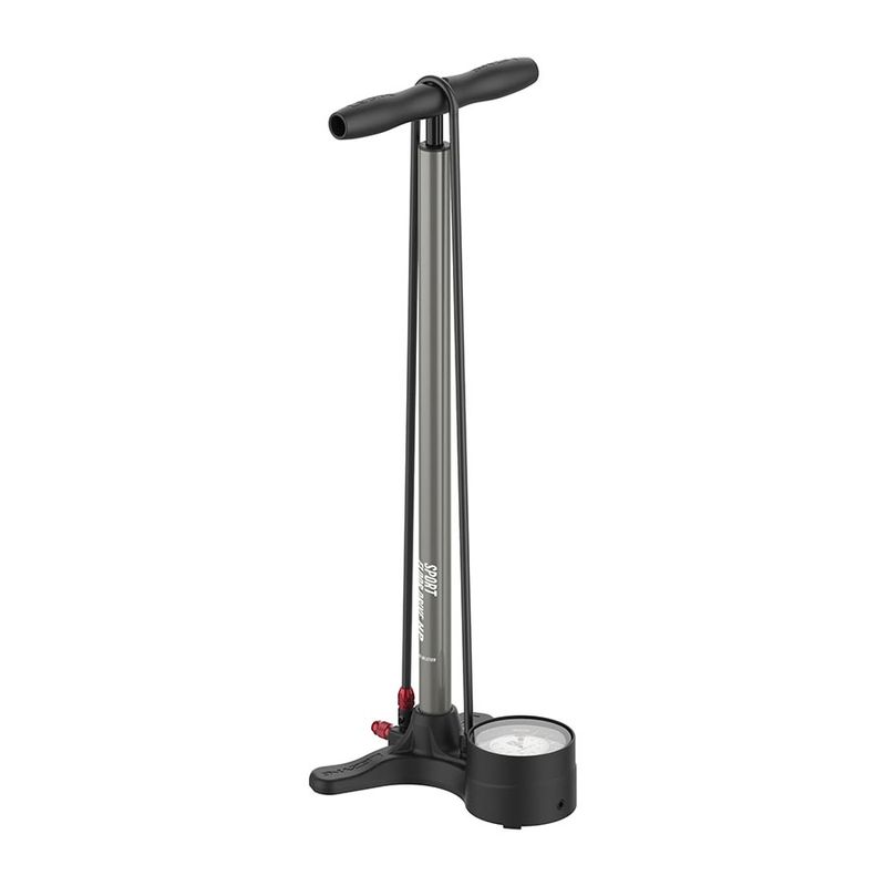 Lezyne, Sport Floor Drive, Floor Pump, ABS-1 Pro Chuck, 220psi, Grey