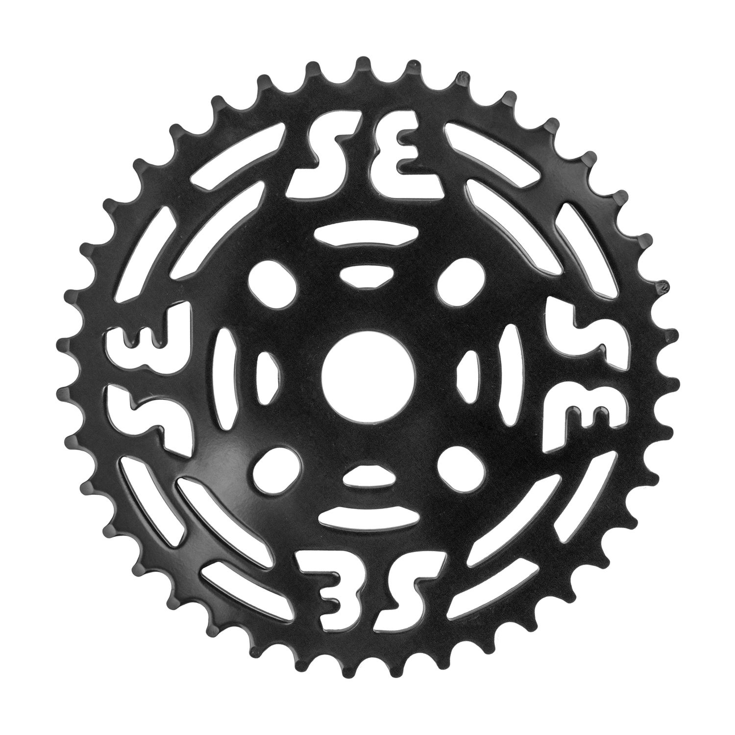 SE Bikes Chainring 1pc 39T 1/8 Steel, Black