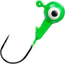 Strike King Mr. Crappie Jighead 1/8oz, 25pk, Lime