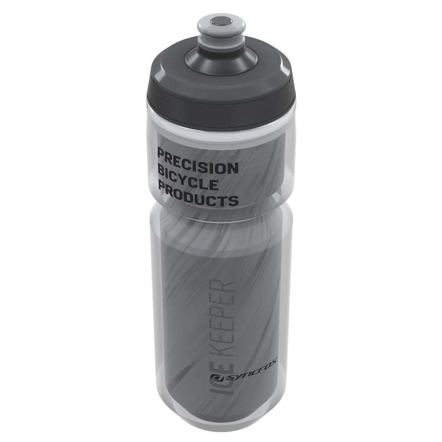 Syncros Water Bottle 600ml Icekeeper Insulated Clear