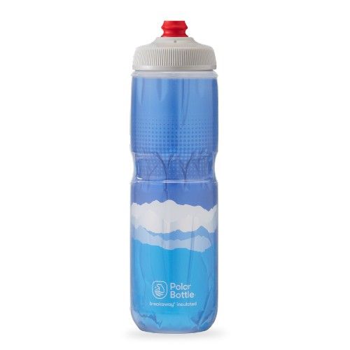 Polar, Breakaway Insulated Water Bottle, Color: Cobalt Blue/Silver, Size: 20oz
