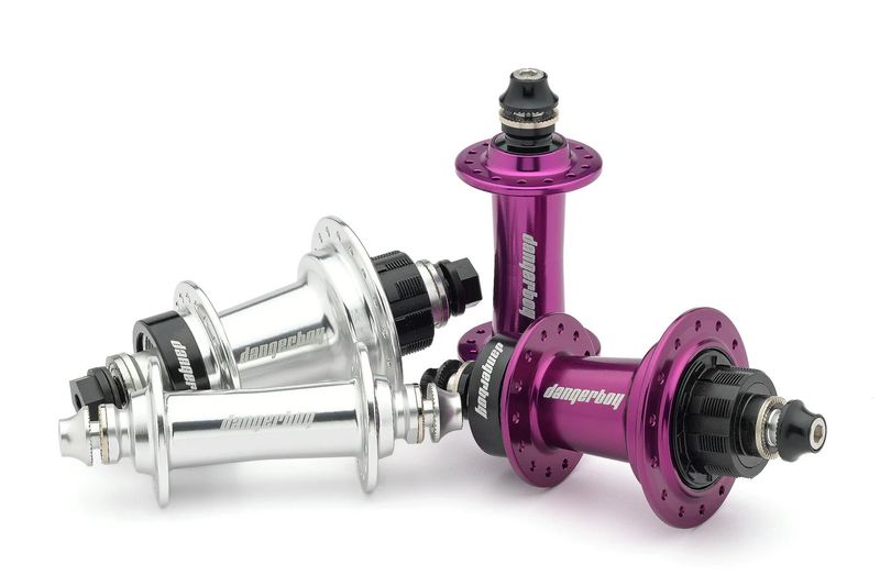 Dangerboy Hub Set (Disc Compatible) - Pro 36h, Silver