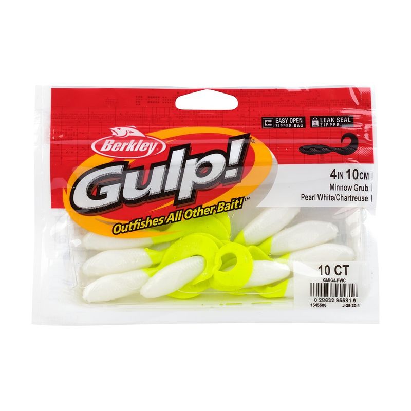 Berkley GSSM3-PWC Sw Gulp Bag Swim, White/Cha