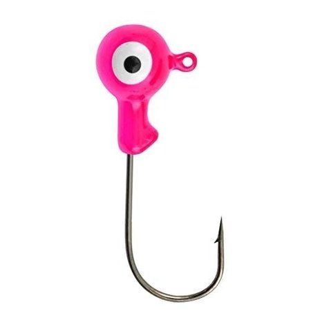 Danielson Jighead 1/8oz 8/pk, Color: Flourescent Pink