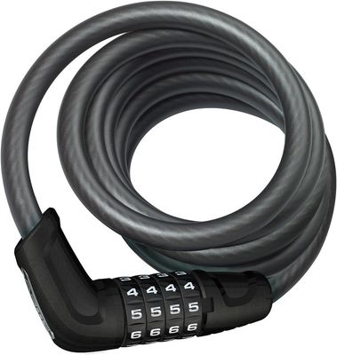 Abus, Tresor 6512C, Cable Lock, Combo, 12mm, 180cm, 5.9', Black