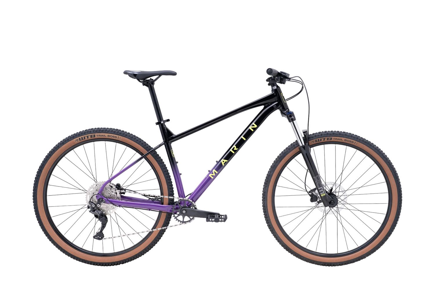 Marin Bobcat Trail 4, Black/Purple/Neon Yellow, 29, MD