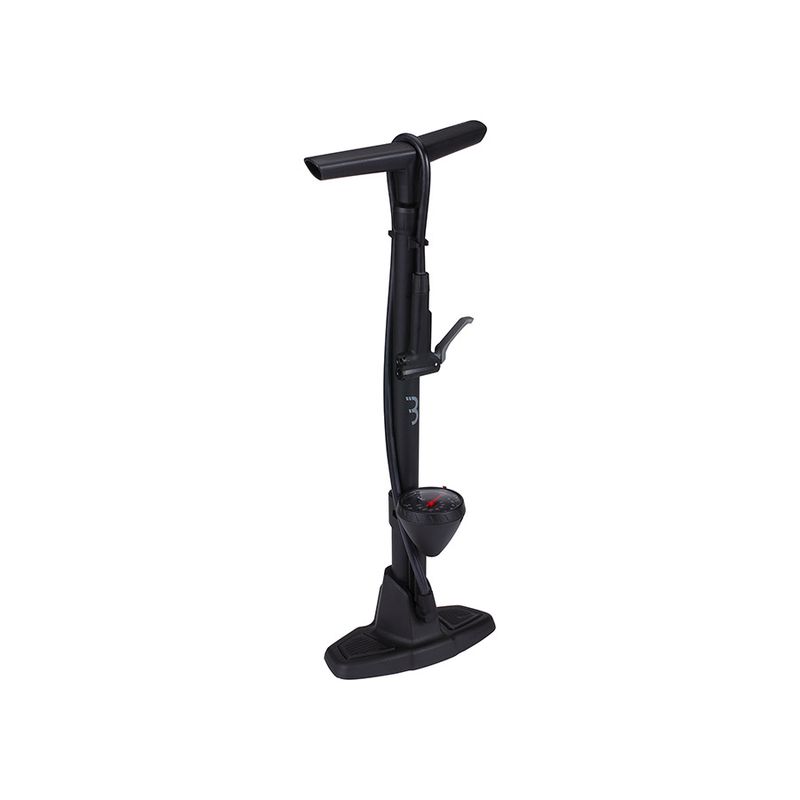 BBB Cycling, BFP-28 AirBoost, Floor Pump, Dual Valve Head, 160psi, Black