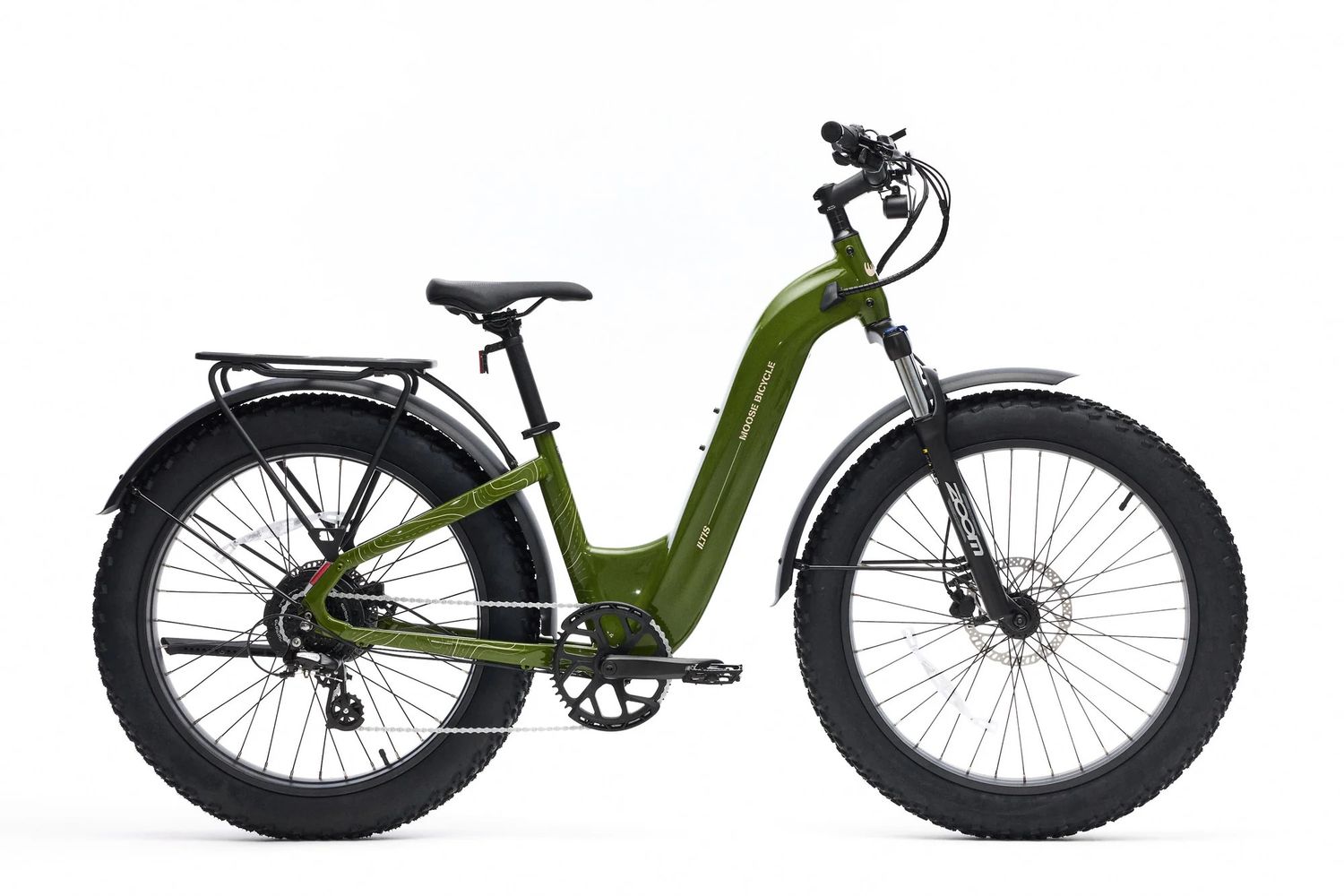 Moose Iltis Fat Tire eBike, Sarge Green - S/M
