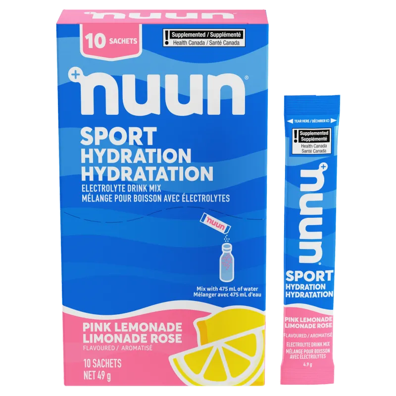 Nuun, Sport, Drink Mix, Pink Lemonade