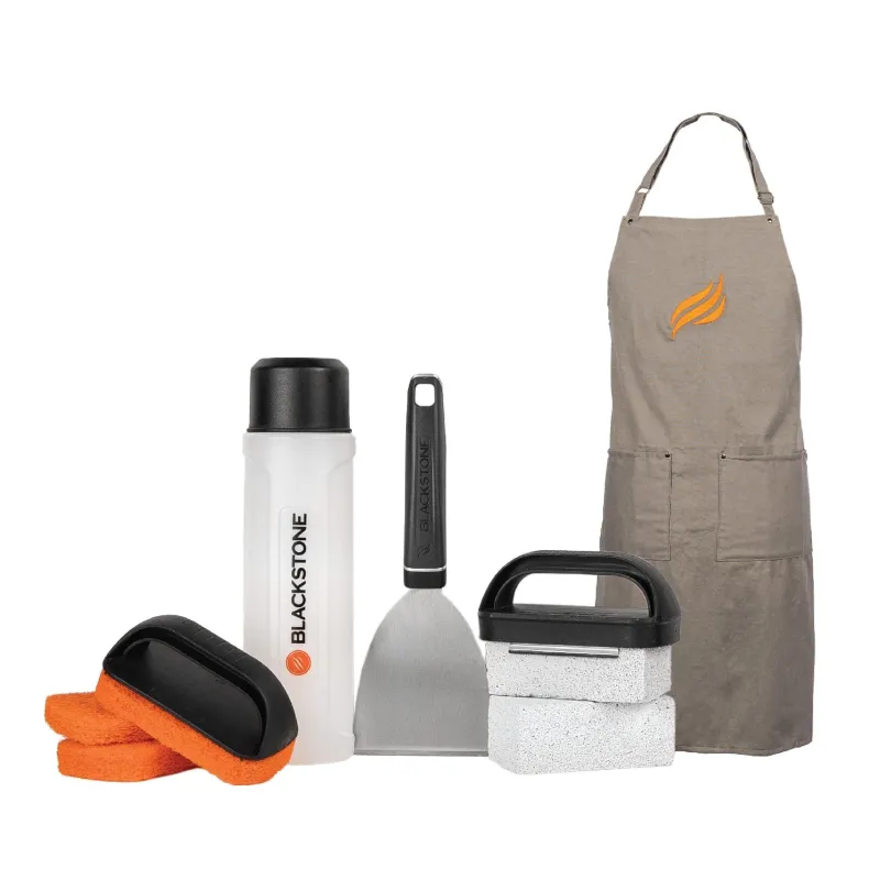 Blackstone Iron Forged Series Cleaning Kit with Apron