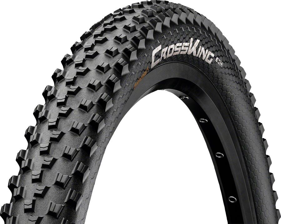 Continental Cross King Tire - 27.5 x 2.20, Clincher, Wire, Black, E25