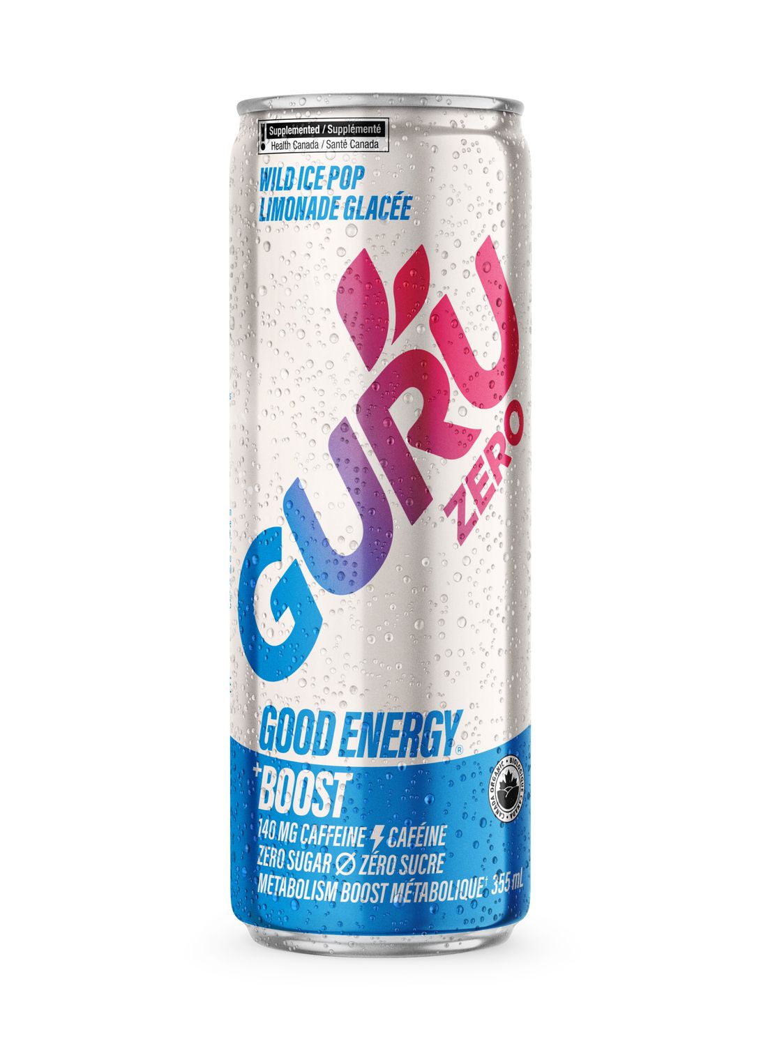 GURU Good Energy Boost Zero Wild Ice Pop