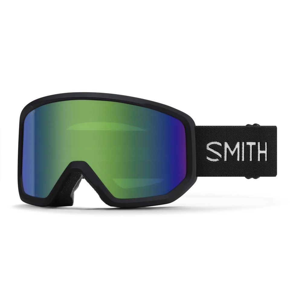 Smith Transfer Goggles, Black/Green Sol-X Mirror